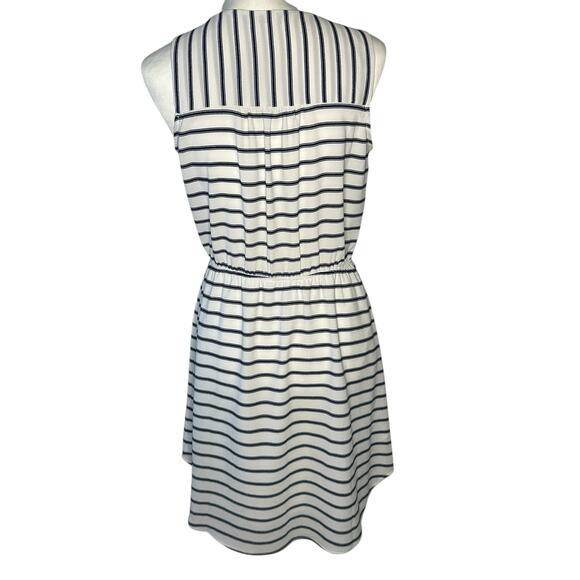 Monteau White Blue Dress in Size Medium - Picture 4 of 4